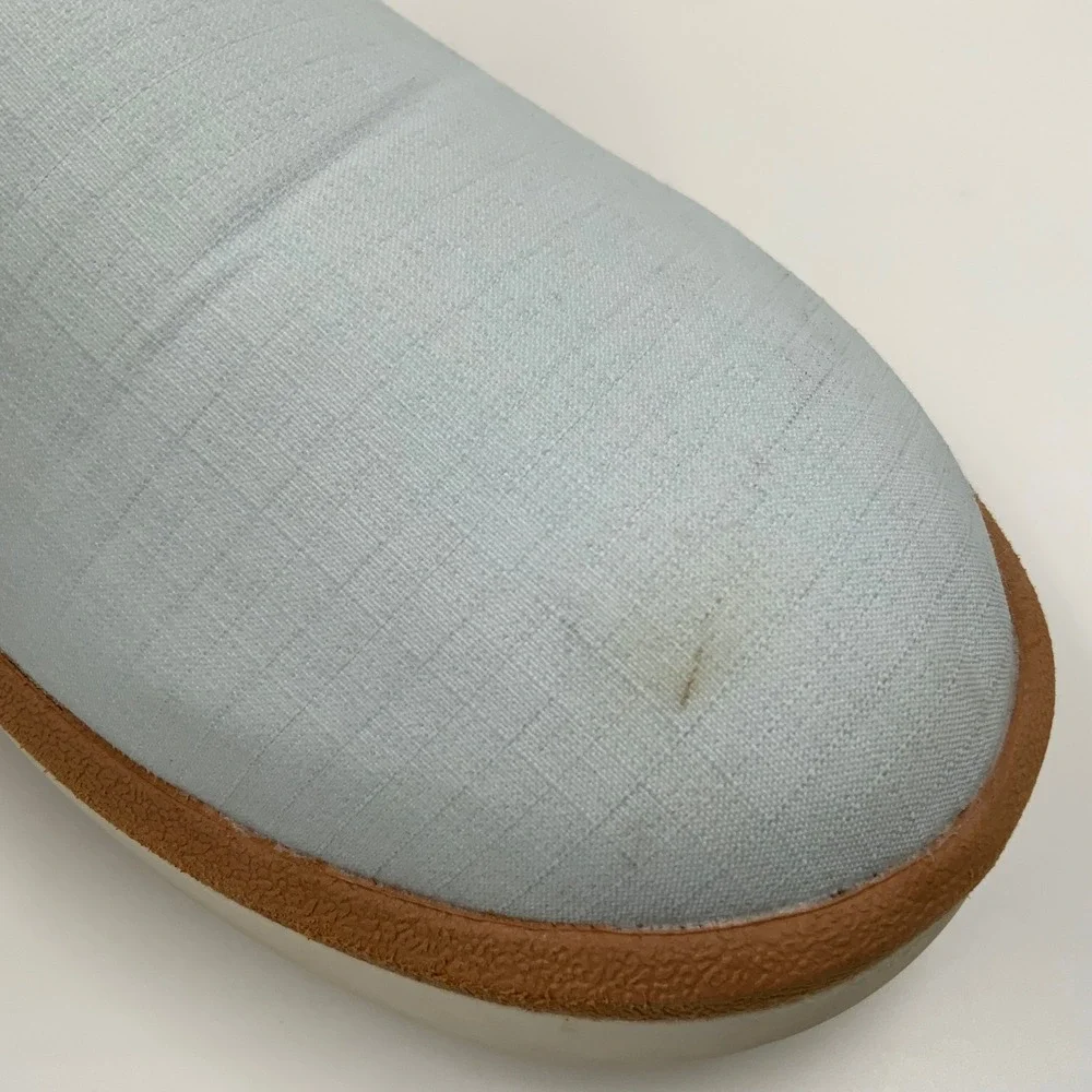 Allbirds Lounger Slip On Sneakers Light Blue Ripstop Wool Lined Womens 9 WLW9
